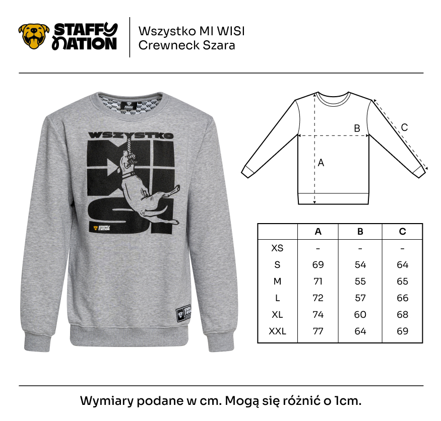 Bluza Crewneck Wszystko MI WISI