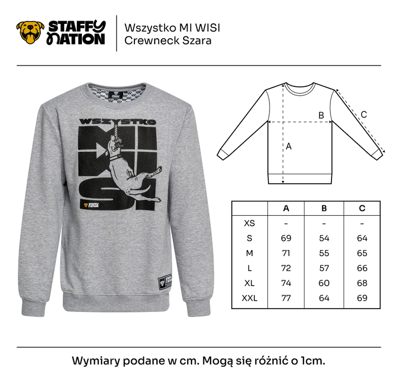 Bluza Crewneck Wszystko MI WISI