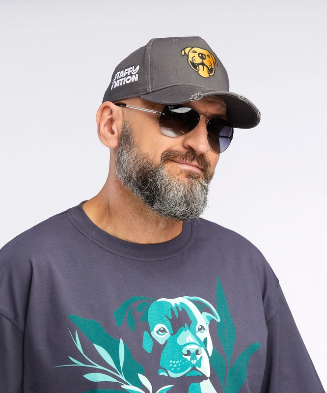 StaffyNation Basic Logo - Dark Gray Cap